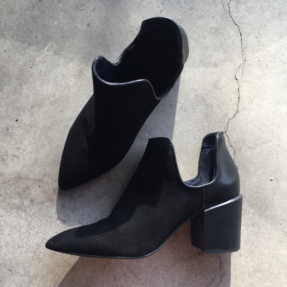 Cutout Ankle Boots